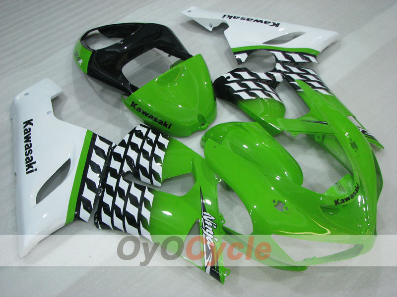 Verkleidungssatz für Einspritzmodelle 05-06 NINJA ZX-6R - Grün, Weiß - Werksstil #OYO87906047 Hauptbild