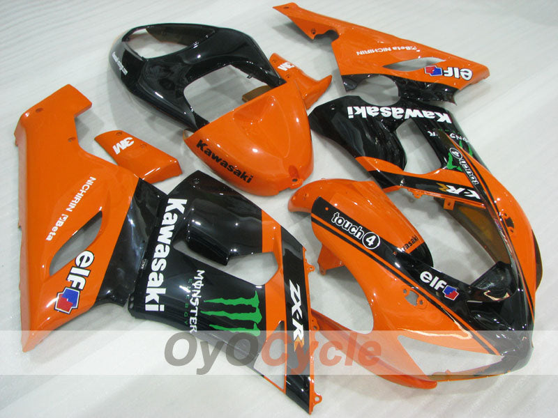 Verkleidungssatz für Einspritzmodelle 05-06 NINJA ZX-6R - Orange, Schwarz - Monster #OYO87906048 Hauptbild