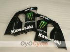 Verkleidungssatz für Einspritzmodelle 05-06 NINJA ZX-6R - Schwarz - Monster #OYO87906049
