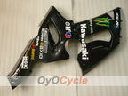 Verkleidungssatz für Einspritzmodelle 05-06 NINJA ZX-6R - Schwarz - Monster #OYO87906049