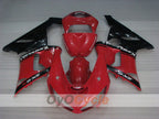 Verkleidungssatz für Einspritzmodelle 05-06 NINJA ZX-6R - Rot, Schwarz - Werksstil #OYO87906050