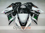 Verkleidungssatz für Einspritzmodelle 05-06 NINJA ZX-6R - Weiß, Schwarz - Monster #OYO87906053