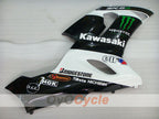Verkleidungssatz für Einspritzmodelle 05-06 NINJA ZX-6R - Weiß, Schwarz - Monster #OYO87906053