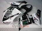 Verkleidungssatz für Einspritzmodelle 05-06 NINJA ZX-6R - Weiß, Schwarz - Monster #OYO87906054