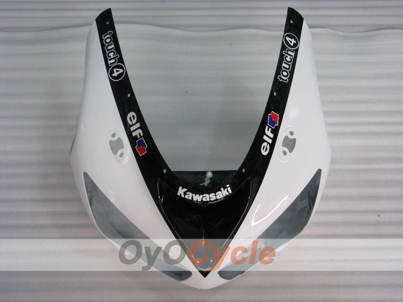 Verkleidungssatz für Einspritzmodelle 05-06 NINJA ZX-6R - Weiß, Schwarz - Monster #OYO87906054