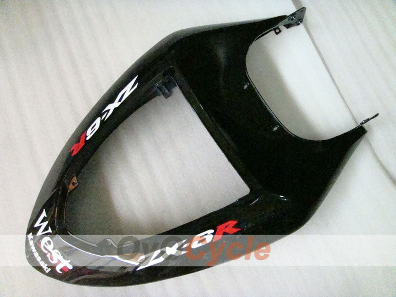 Verkleidungssatz für NINJA ZX-6R 05-06 - Weiß, Schwarz - West #OYO87906056