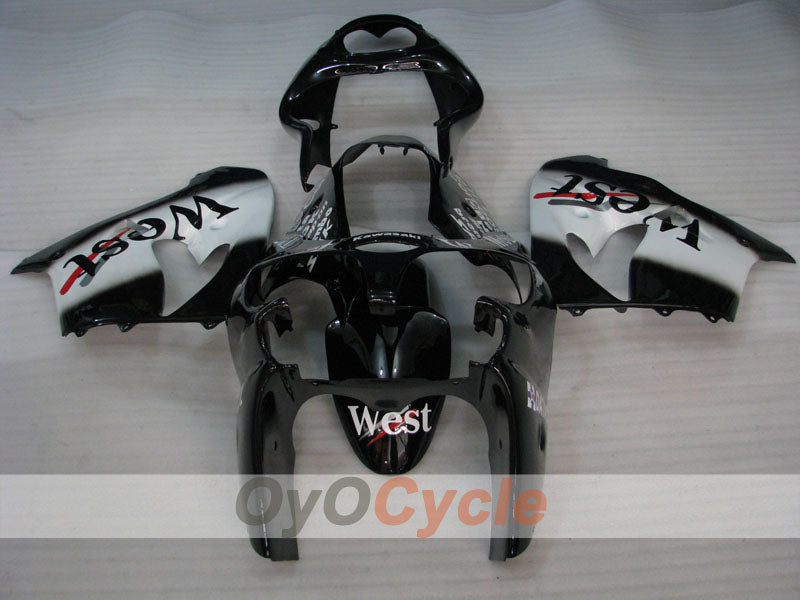 Verkleidungssatz für NINJA ZX-9R 00-01 - Weiß, Schwarz - West #OYO87906064