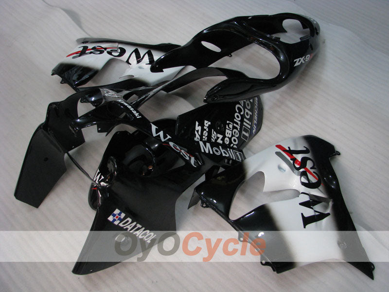 Verkleidungssatz für NINJA ZX-9R 00-01 - Weiß, Schwarz - West #OYO87906064