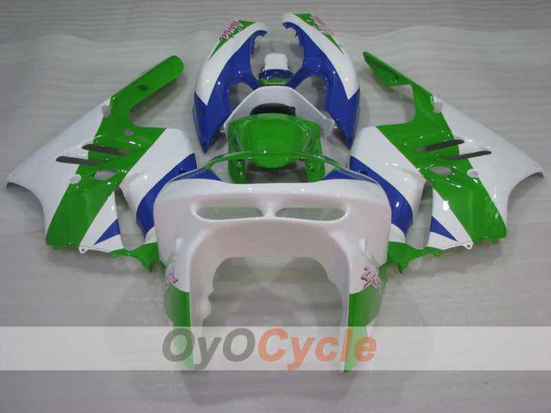 Verkleidungskit für NINJA ZX-9R 94-97 - Grün, Blau, Weiß - Werksstil #OYO87906074