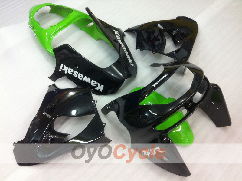 Verkleidungskit für NINJA ZX-9R 98-99 - Grün, Schwarz - Werksstil #OYO87906078