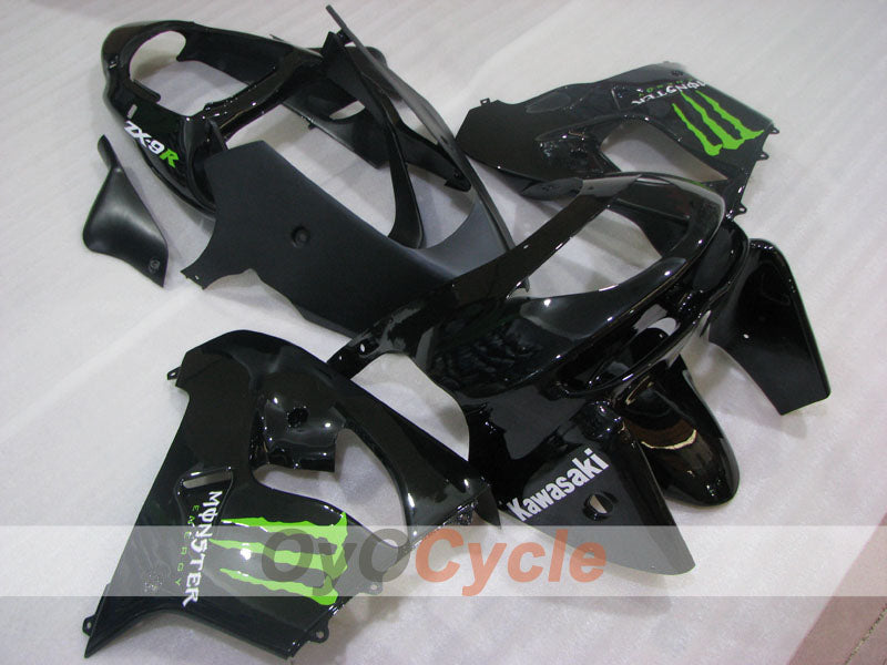 Verkleidungskit für NINJA ZX-9R 98-99 - Schwarz - Monster #OYO87906079