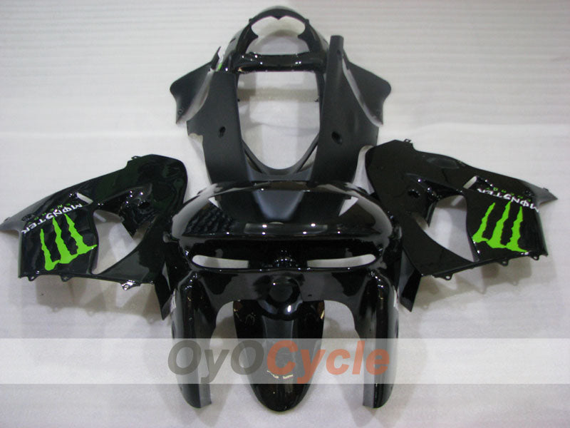 Verkleidungskit für NINJA ZX-9R 98-99 - Schwarz - Monster #OYO87906079
