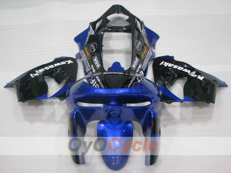 Verkleidungssatz für 98-99 NINJA ZX-9R - Blau, Schwarz - Individuell #OYO87906080