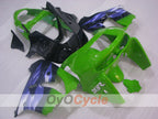 Verkleidungssatz für 98-99 NINJA ZX-9R - Grün, Lila, Schwarz - Werksstil #OYO87906082