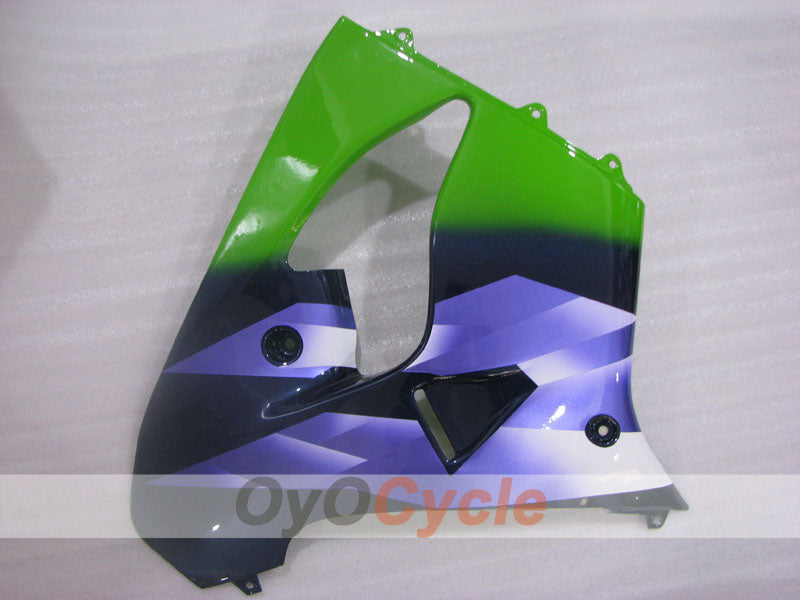 Verkleidungssatz für 98-99 NINJA ZX-9R - Grün, Lila, Schwarz - Werksstil #OYO87906082