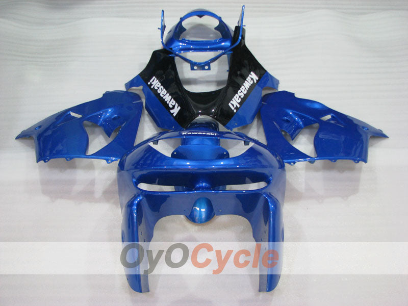 Verkleidungssatz für 98-99 NINJA ZX-9R - Blau, Schwarz - Werksstil #OYO87906083