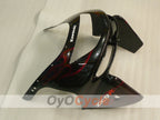 Verkleidungssatz für 98-99 NINJA ZX-9R - Rot, Schwarz - Flamme #OYO87906084