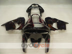 Verkleidungssatz für 98-99 NINJA ZX-9R - Rot, Schwarz - Flamme #OYO87906084