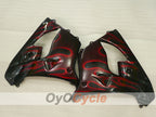 Verkleidungssatz für 98-99 NINJA ZX-9R - Rot, Schwarz - Flamme #OYO87906084
