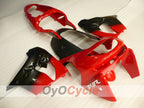 Verkleidungssatz für 98-99 NINJA ZX-9R - Rot, Schwarz - Flamme #OYO87906085