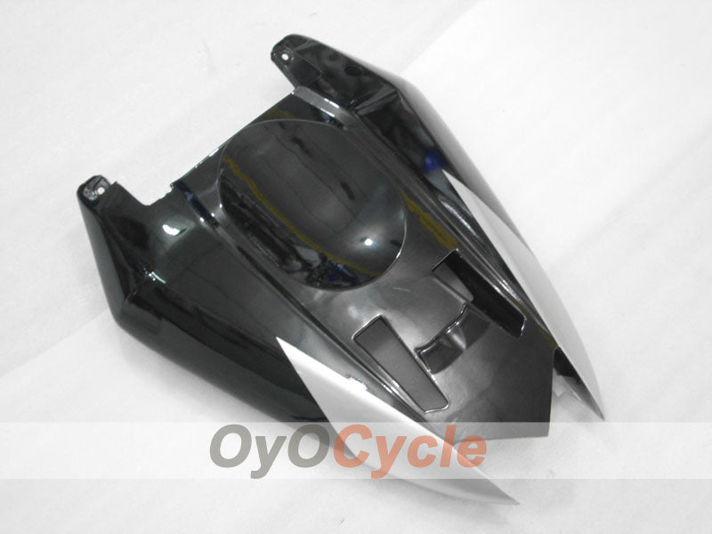 Einspritz-Verkleidungssatz für 04-05 NINJA ZX-10R - Schwarz, Silber - Monster #OYO87906086