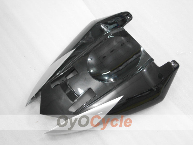 Einspritz-Verkleidungssatz für 04-05 NINJA ZX-10R - Schwarz, Silber - Monster #OYO87906086