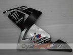 Einspritz-Verkleidungssatz für 04-05 NINJA ZX-10R - Schwarz, Silber - Monster #OYO87906086