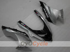 Einspritz-Verkleidungssatz für 04-05 NINJA ZX-10R - Schwarz, Silber - Monster #OYO87906086