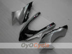 Einspritz-Verkleidungssatz für 04-05 NINJA ZX-10R - Schwarz, Silber - Monster #OYO87906086