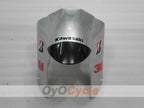 Einspritz-Verkleidungssatz für 04-05 NINJA ZX-10R - Schwarz, Silber - Monster #OYO87906086