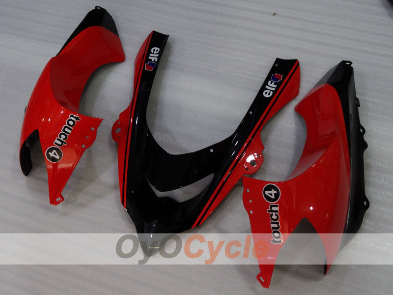 Einspritz-Verkleidungssatz für 04-05 NINJA ZX-10R - Rot, Schwarz - Monster #OYO87906088