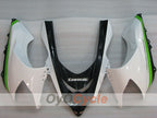 Einspritz-Verkleidungssatz für 04-05 NINJA ZX-10R - Grün, Weiß, Schwarz - Monster #OYO87906089