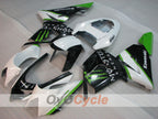 Einspritz-Verkleidungssatz für 04-05 NINJA ZX-10R - Grün, Weiß, Schwarz - Monster #OYO87906089