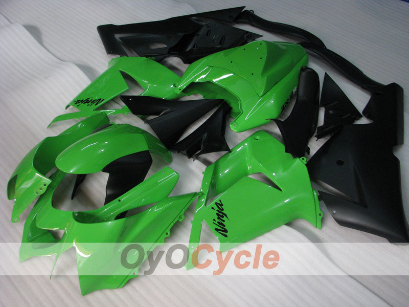 Einspritz-Verkleidungssatz für 04-05 NINJA ZX-10R - Grün, Schwarz - Werksstil #OYO87906090 Zweitbild