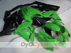 Einspritz-Verkleidungssatz für 04-05 NINJA ZX-10R - Grün, Schwarz - Werksstil #OYO87906090