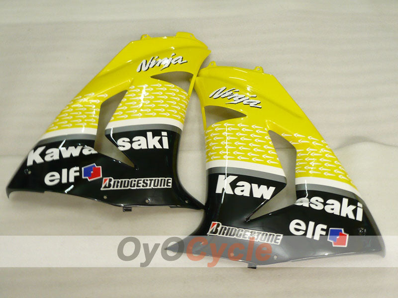 Einspritz-Verkleidungssatz für 06-07 NINJA ZX-10R - Gelb - Nakano #OYO87906091