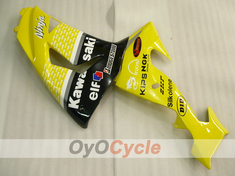 Einspritz-Verkleidungssatz für 06-07 NINJA ZX-10R - Gelb - Nakano #OYO87906091