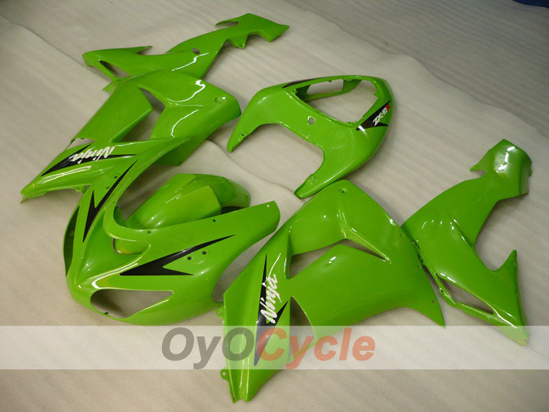 Einspritz-Verkleidungssatz für NINJA ZX-10R 06-07 - Grün - Werksstil #OYO87906092