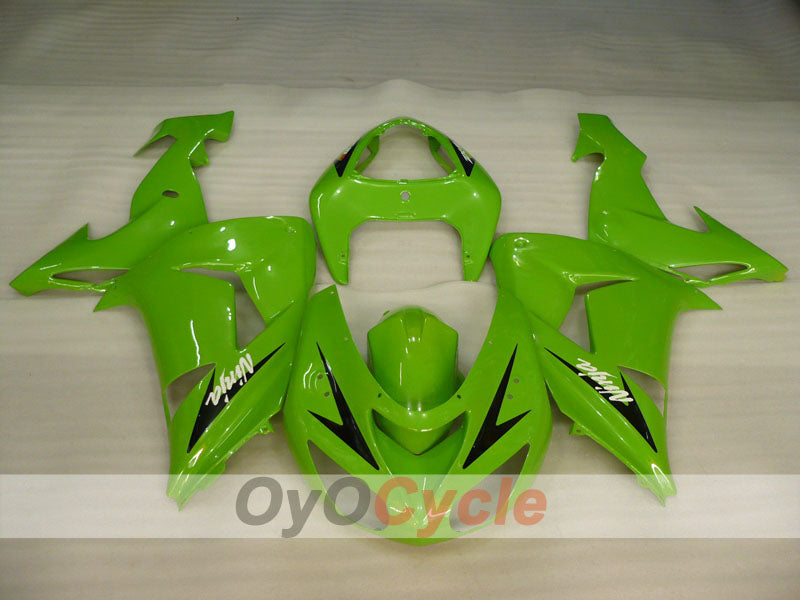 Einspritz-Verkleidungssatz für NINJA ZX-10R 06-07 - Grün - Werksstil #OYO87906092
