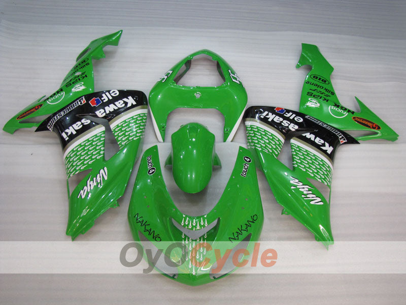 Einspritz-Verkleidungssatz für NINJA ZX-10R 06-07 - Grün, Schwarz - Nakano #OYO87906093 Zweitbild