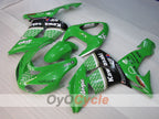 Einspritz-Verkleidungssatz für NINJA ZX-10R 06-07 - Grün, Schwarz - Nakano #OYO87906093
