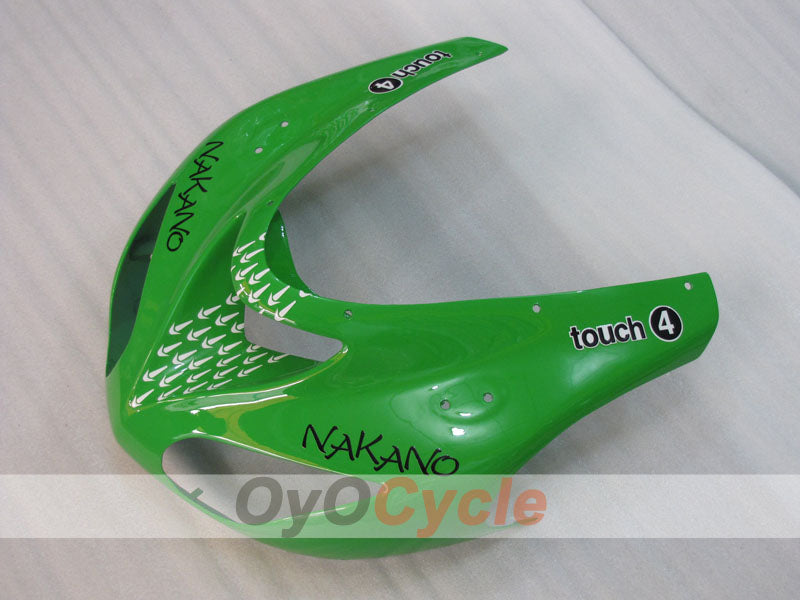 Einspritz-Verkleidungssatz für NINJA ZX-10R 06-07 - Grün, Schwarz - Nakano #OYO87906093