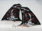 Einspritz-Verkleidungssatz für NINJA ZX-10R 06-07 - Weinrot, Schwarz - Corona #OYO87906094