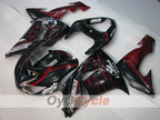 Einspritz-Verkleidungssatz für NINJA ZX-10R 06-07 - Weinrot, Schwarz - Corona #OYO87906094