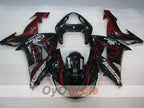 Einspritz-Verkleidungssatz für NINJA ZX-10R 06-07 - Weinrot, Schwarz - Corona #OYO87906094