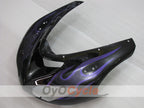 Einspritz-Verkleidungssatz für NINJA ZX-10R 06-07 - Lila, Schwarz - Flame #OYO87906096