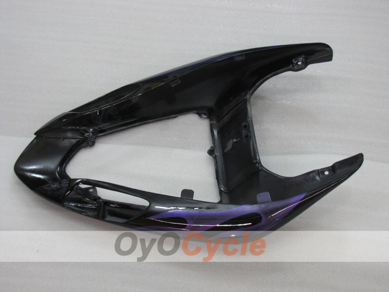 Einspritz-Verkleidungssatz für NINJA ZX-10R 06-07 - Lila, Schwarz - Flame #OYO87906096