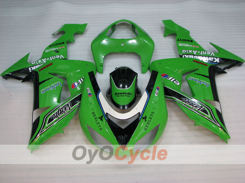 Einspritz-Verkleidungssatz für NINJA ZX-10R 06-07 - Grün - PIRELLI #OYO87906097
