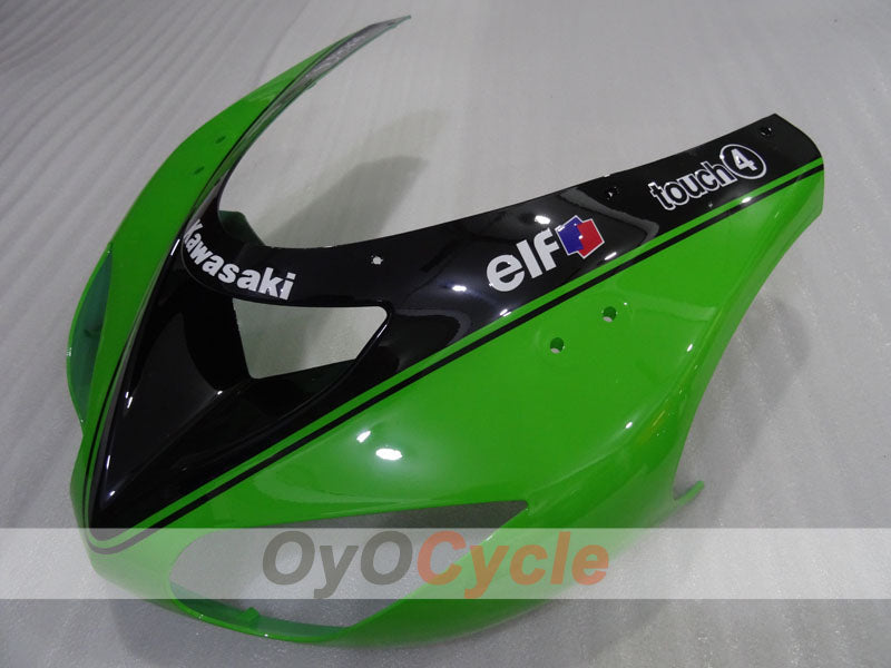 Einspritz-Verkleidungssatz für NINJA ZX-10R 06-07 - Grün, Schwarz - Monster #OYO87906099