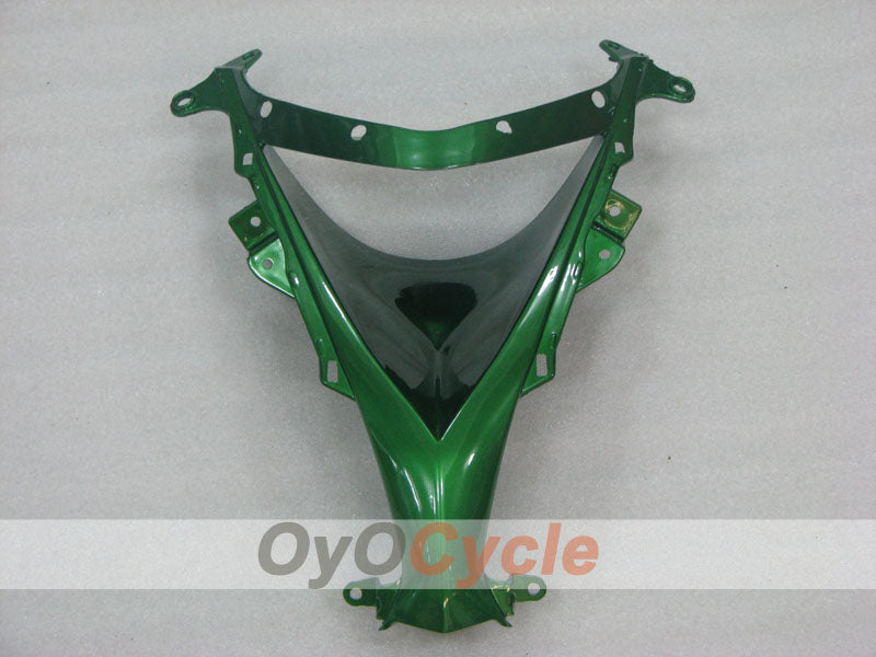 Einspritz-Verkleidungssatz für NINJA ZX-10R 08-10 - Grün, Schwarz - Flame #OYO87906100